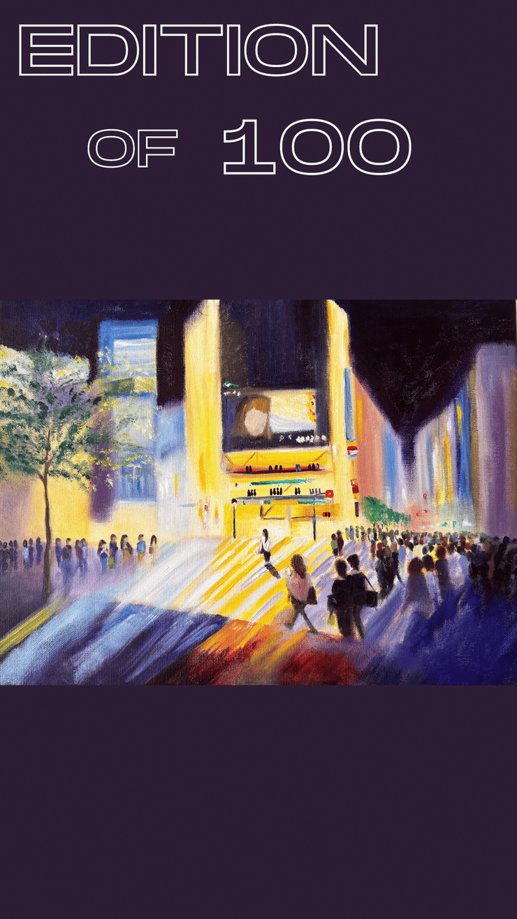 Tokyo Crossing 1 - limited edition prints of 100